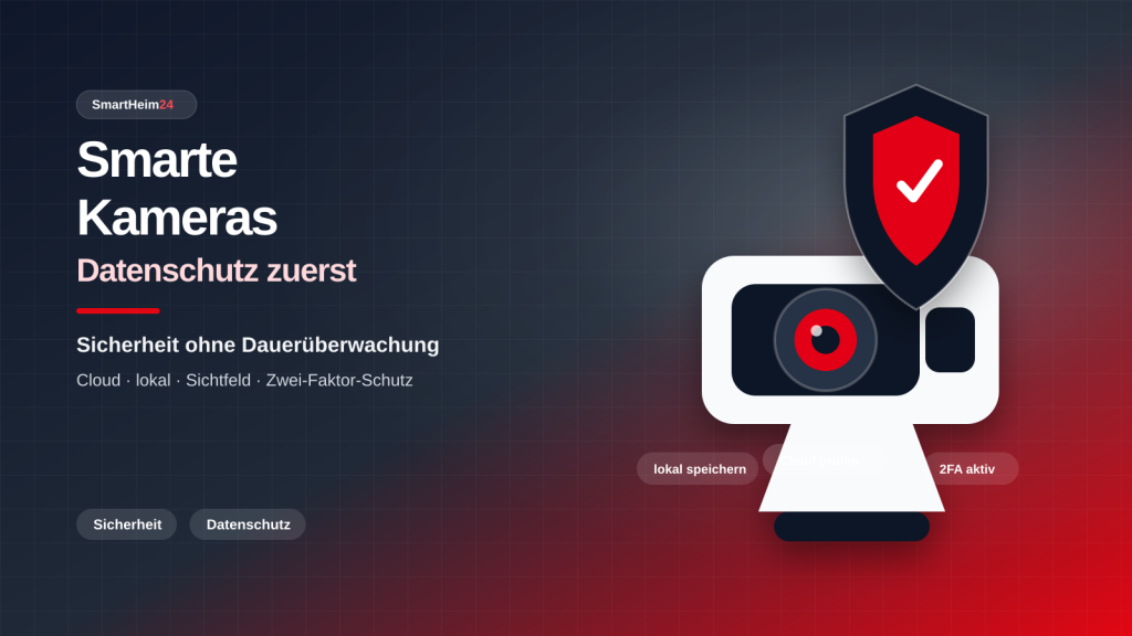 Smarte Kameras Datenschutz zuerst – Überwachungskamera mit Schutzschild