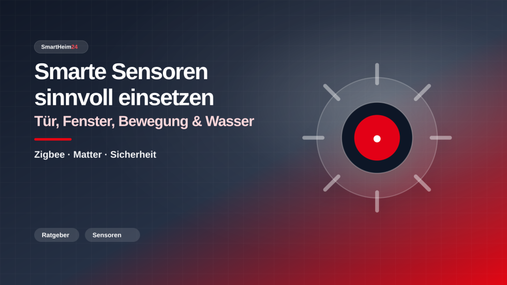 Smarte Sensoren – Tür, Fenster, Bewegung und Wasser