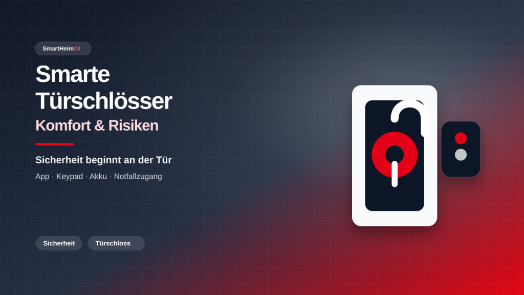 Smarte Türschlösser – Komfort Sicherheit und Risiken
