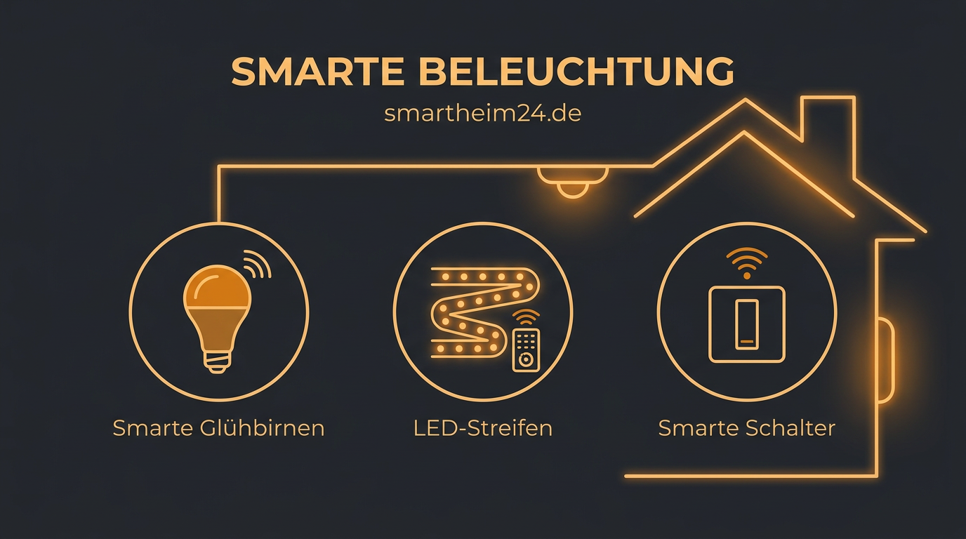 Smarte Beleuchtung: Lampen, LED-Bänder und Lichtschalter im Überblick